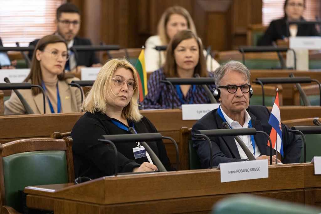 Zastupnici Gari Cappelli i Ivana Posavec Krivec na drugom Parlamentarnom forumu Inicijative triju mora