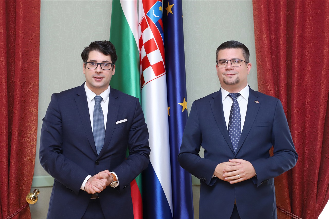 Domagoj Hajduković primio potpredsjednika bugarske Vlade za upravljanje fondovima EU-a Atanasa Pekanova