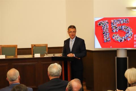 Predsjednik Hrvatskoga sabora Gordan Jandroković nazočio obilježavanju 15. godišnjice rada Hrvatske zajednice županija, Hrvatski sabor, 18. svibnja 2018.
