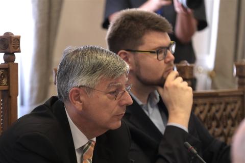 The Committee's chair Željko Reiner and deputy chair Peđa Grbin (Photo: Hina/Tomislav Pavlek)