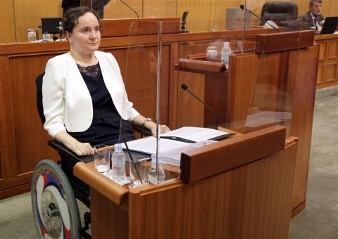 Ombudswoman for persons with disabilities, Anka Slonjšak (Photo by Hina/Dario Grzelj)