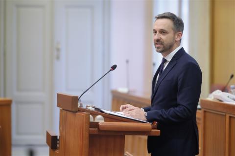 Minister of Labour, Pension System, Family and Social Policy Marin Piletić (Photo by Hina/Edvard Šušak)