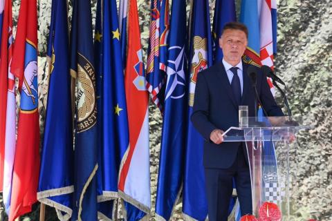 Predsjednik Hrvatskoga sabora Gordan Jandroković u Kninu