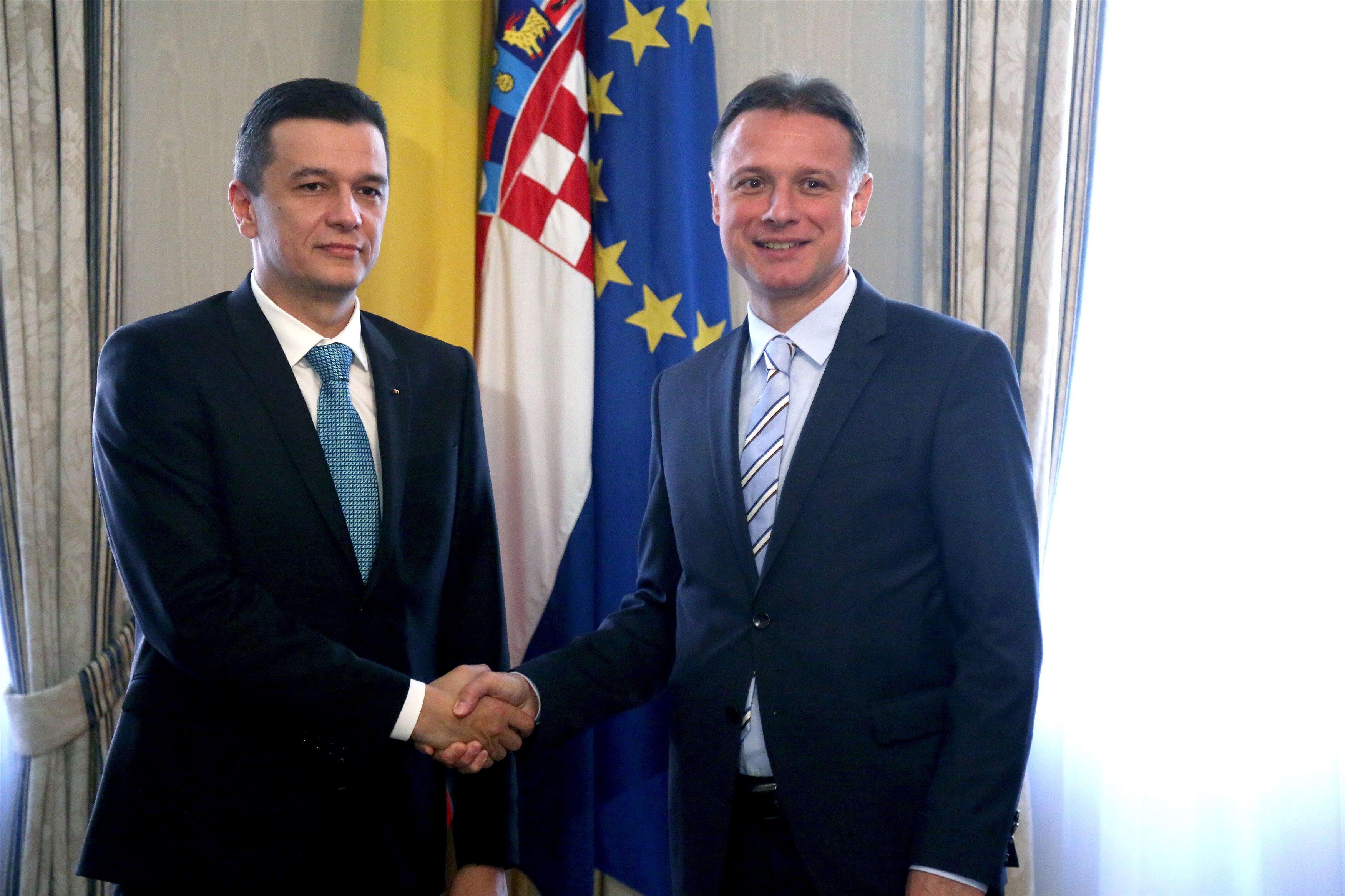 Predsjednik Vlade Rumunjske Sorin Grindeanu u službenom posjetu, Hrvatski sabor, 12. lipnja 2017.