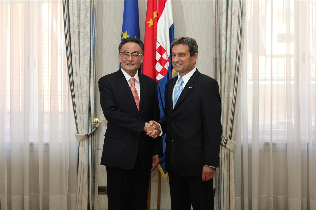 Boris Šprem Received Wu Bangguo, Chairman of the Standing Committee of