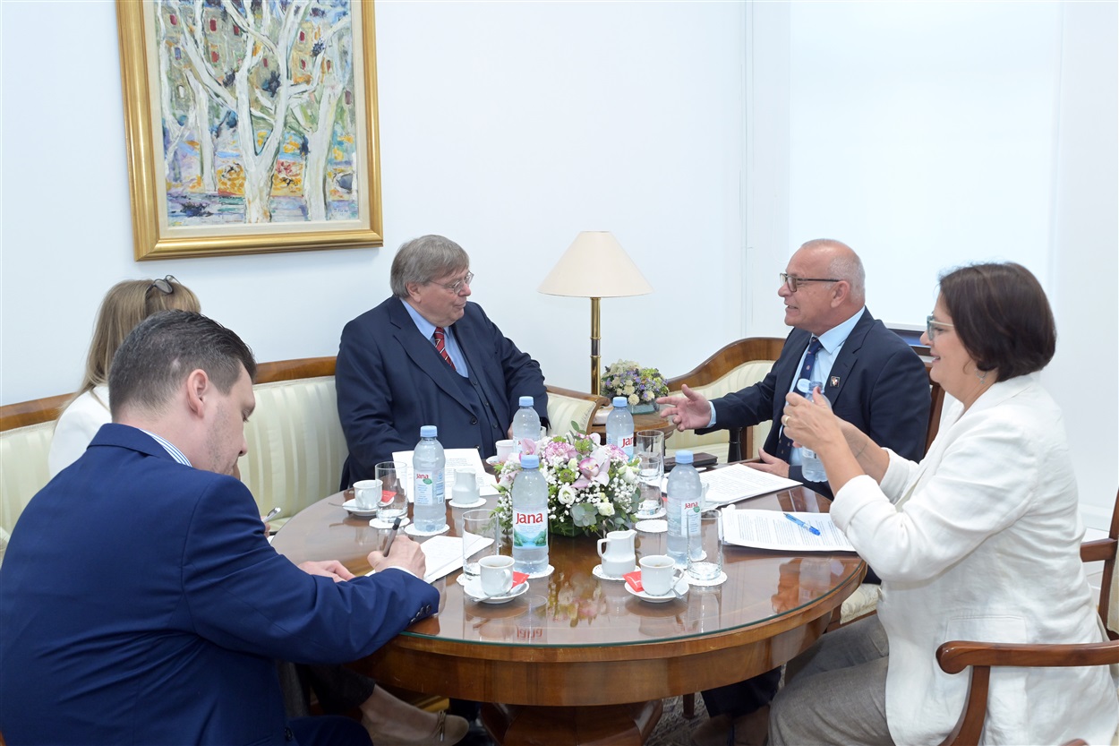 Tomislav Josić i Pascal Hector (Foto: Hrvatski sabor)